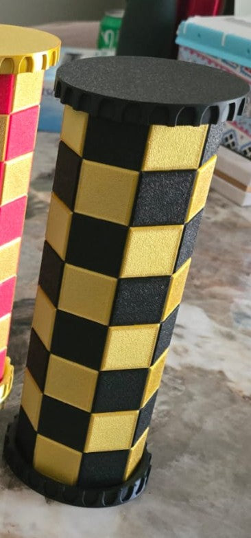 CUSTOMIZABLE - Portable Cylinder Chess Set - WIN CHESS